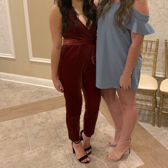 Velvet jumpsuit - Picture 3 of 6